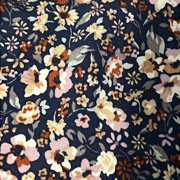 LA Threads Floral Print Off the Shoulder Midi Dress w/ Pockets - Picture 4 of 5